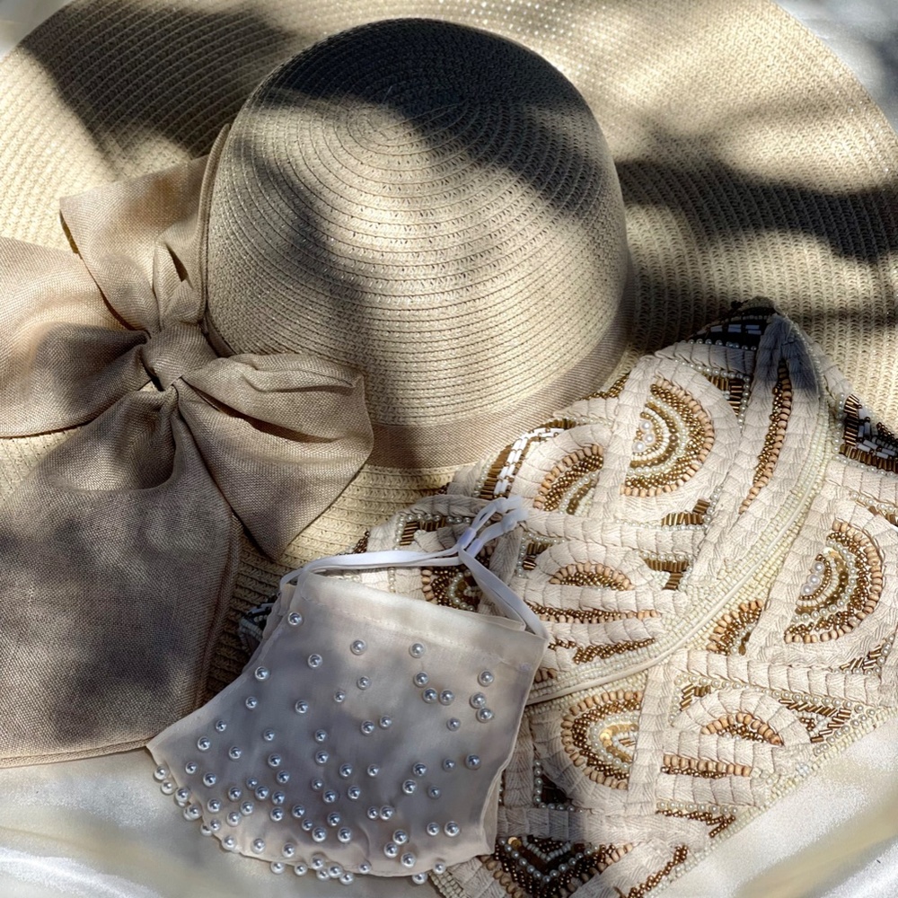 🔥NEW! Beautiful Handmade Clutch with Pearls🐚✨